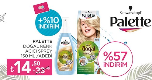 Schwarzkopf Palette Doğal Renk Açıcı Sprey 150 ml image