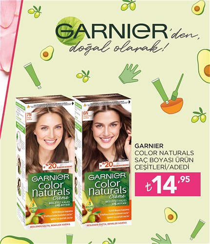 Garnier Color Naturals Saç Boyası Ürün Çeşitleri/Adedi image