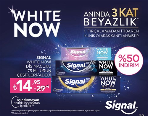 Signal White Now Diş Macunu 75 ml Çeşitleri image