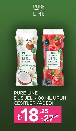 Pure Line Duş jeli 400 ml Ürün Çeşitleri  image