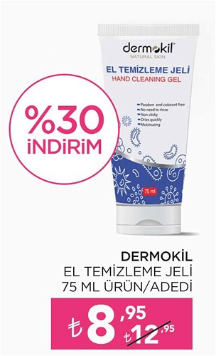 Dermokil El Temizleme Jeli 75 ml image