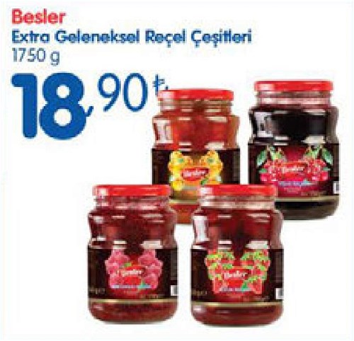 Besler Extra Geleneksel Reçel Çeşitleri 1750 g image