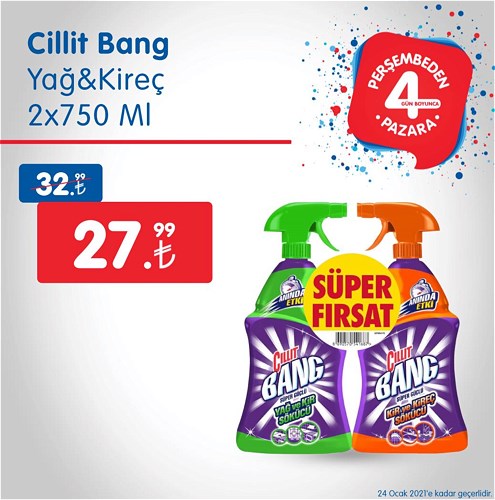 Cillit Bang Yağ&Kireç 2x750 ml image