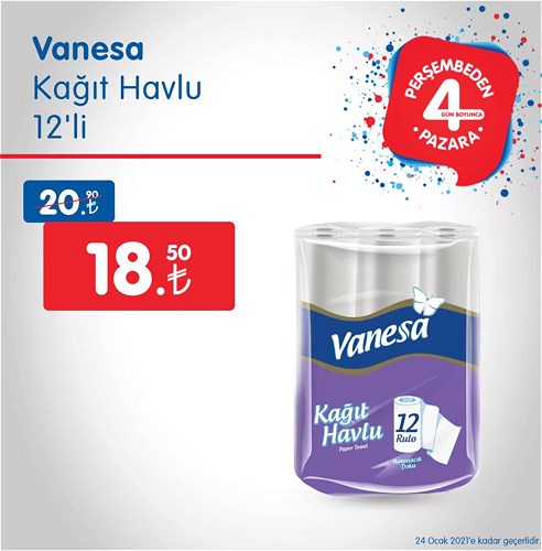 Vanesa Kağıt Havlu 12'li image