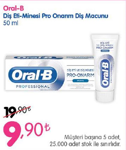 Oral-B Diş Eti Minesi Pro Onarım Diş Macunu 50 ml image