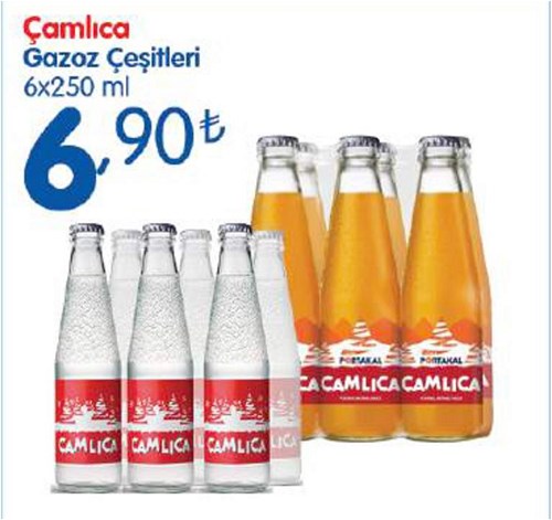 Çamlıca Gazoz Çeşitleri 6x250 ml image