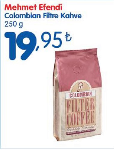 Mehmet Efendi Colombian Filtre Kahve 250 g image