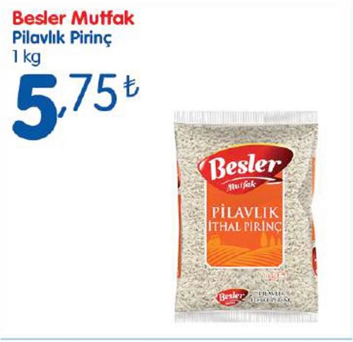 Besler Mutfak Pilavlık Pirinç 1 kg image