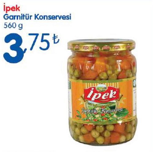 İpek Garnitür Konservesi 560 g image