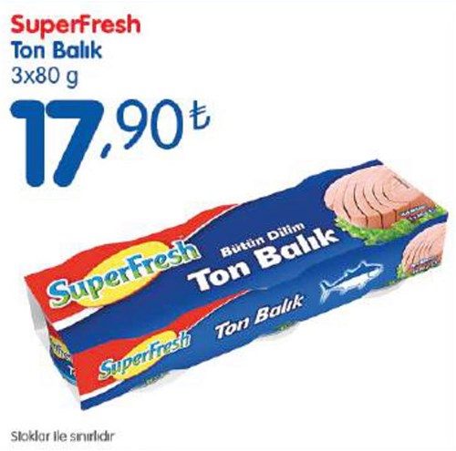 SuperFresh Ton Balık 3x80 g image