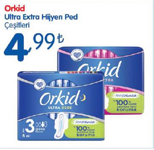 Orkid Ultra Extra Hijyen Ped Çeşitleri image