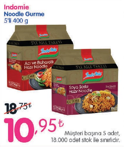 Indomie Noodle 5'li 400 g image