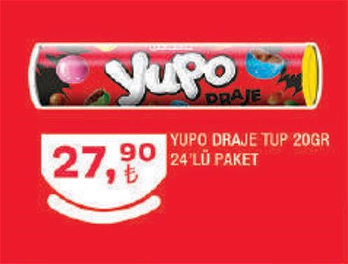 Ülker Yupo Draje Tüp 20Gr 24'lü Paket image