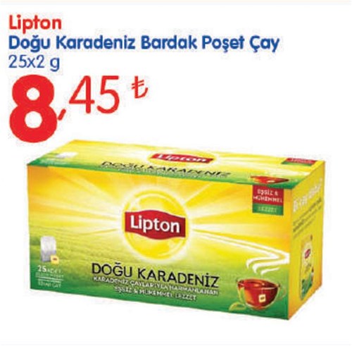 Lipton Doğu Karadeniz Bardak Poşet Çay 25x2 g image