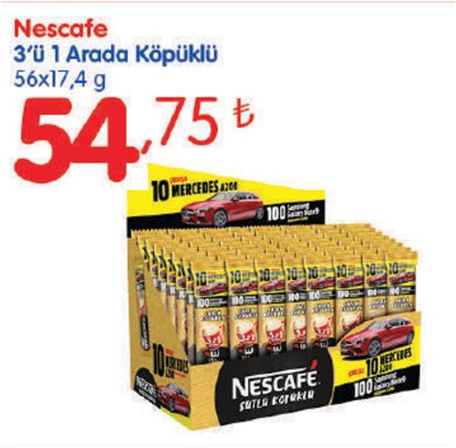 Nescafe 3'ü 1 Arada Köpüklü 56x17,4 g image