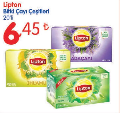 Lipton Bitki Çayı Çeşitleri 20'li image