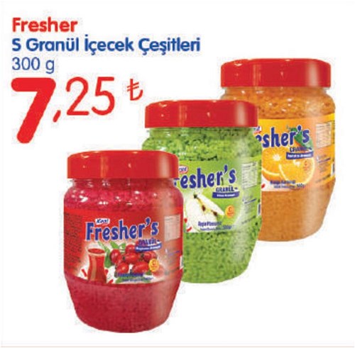 Fresher S Granül İçecek Çeşitleri 300 g image