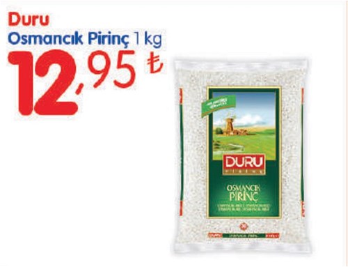 Duru Osmancık Pirinç 1 kg image