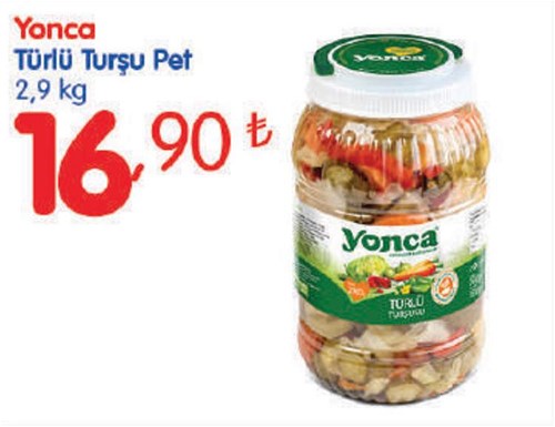 Yonca Türlü Turşu Pet 2,9 kg image