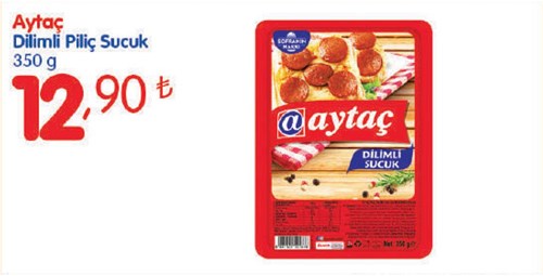 Aytaç Dilimli Piliç Sucuk 350 g image