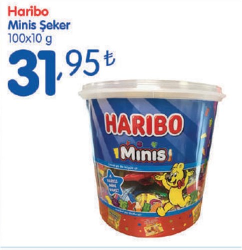 Haribo Minis Şeker 100x10 g image