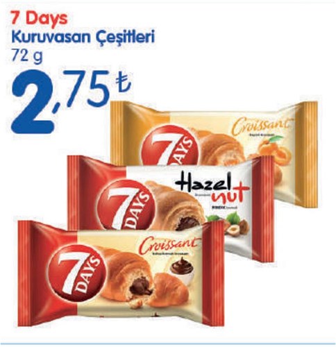 7 Days Kuruvasan Çeşitleri 72 g image