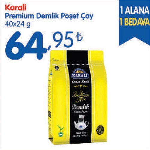 Karali Premium Demlik Poşet Çay 40x24 g image