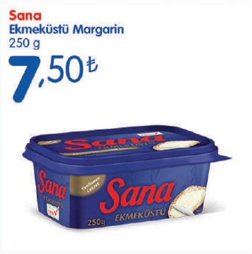 Sana Ekmeküstü Margarin 250 g image