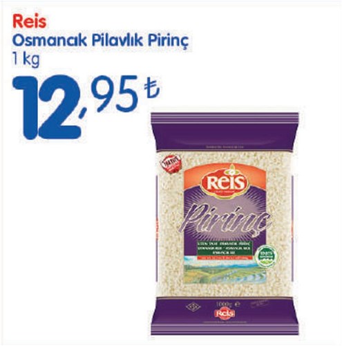 Reis Osmancık Pilavlık Pirinç 1 kg image