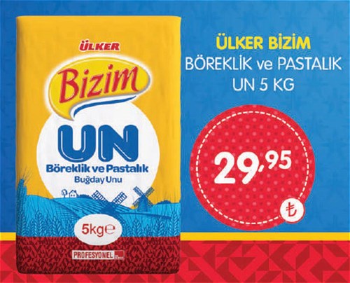 Ülker Bizim Böreklik ve Pastalık Un 5 kg image