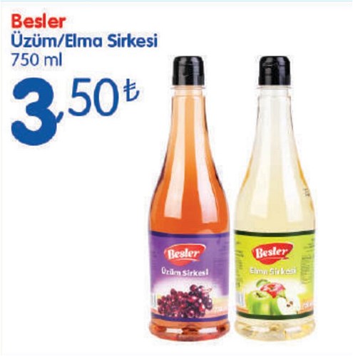 Besler Üzüm/Elma Sirkesi 750 ml image