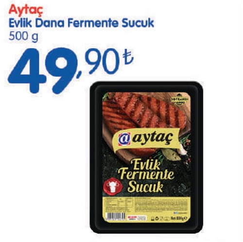 Aytaç Evlik Dana Fermente Sucuk 500 g image