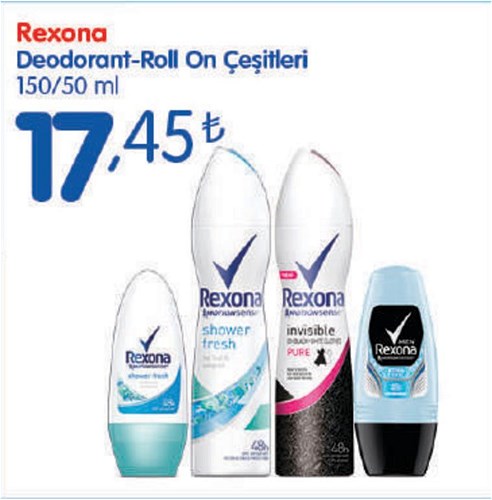 Rexona Deodorant/Roll On Çeşitleri 150/50 ml image