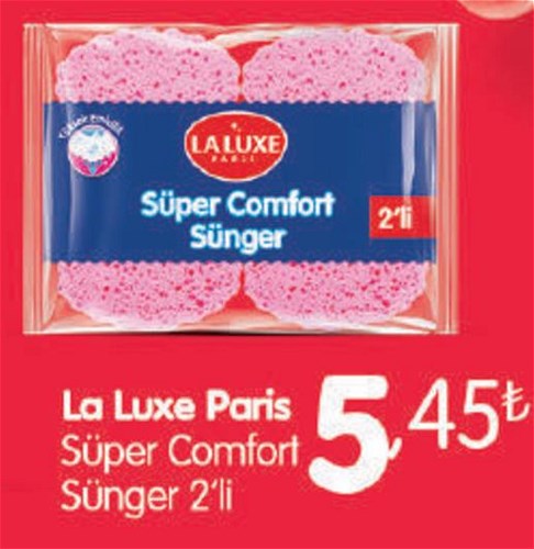 La Luxe Paris Süper Comfort Sünger 2'li image