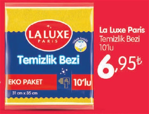 La Luxe Paris Temizlik Bezi 10'lu image