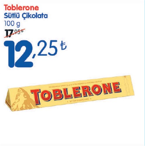 Toblerone Sütlü Çikolata 100 g image