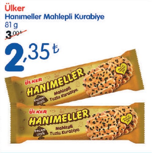 Ülker Hanımeller Mahlepli Kurabiye 81 g image