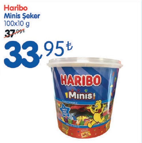 Haribo Minis Şeker 100x10 g image