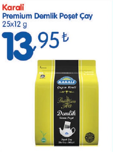 Karali Premium Demlik Poşet Çay 25x12 g image