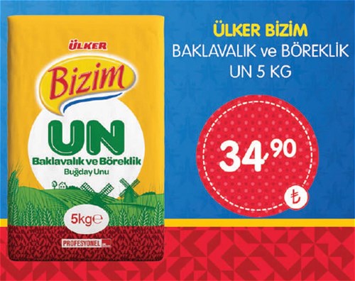 Ülker Bizim Baklavalık ve Böreklik Un 5 Kg image