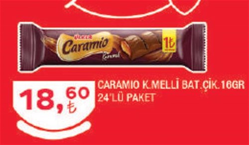 Ülker Caramio K.melli Bat. Çik 16 gr 24'lü Paket image