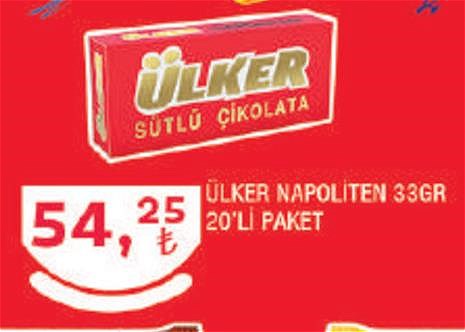 Ülker Napoliten 33 gr 20'li Paket image