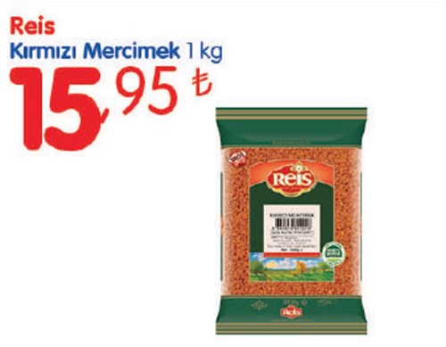 Reis Kırmızı Mercimek 1 kg image