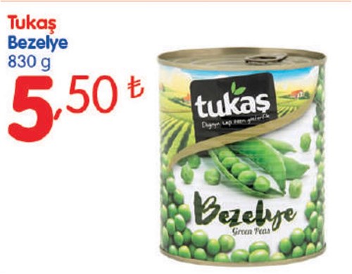 Tukaş Bezelye 830 g image