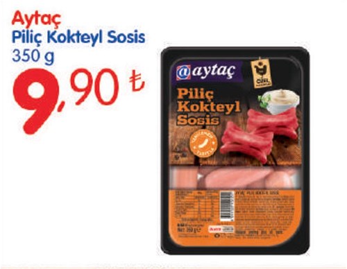 Aytaç Piliç Kokteyl Sosis 350 g image