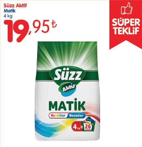 Süzz Aktif Matik 4 kg image