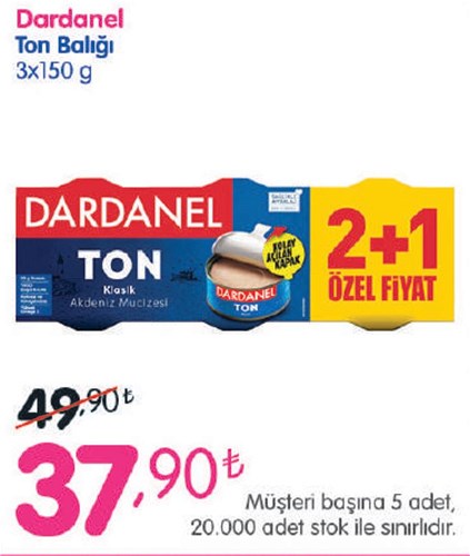Dardanel Ton Balığı 3x150 g image