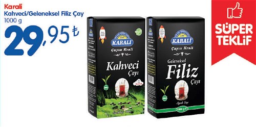 Karali Kahveci/Geleneksel Filiz Çay 1000 g image