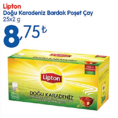 Lipton Doğu Karadeniz Bardak Poşet Çay 25x2 g image