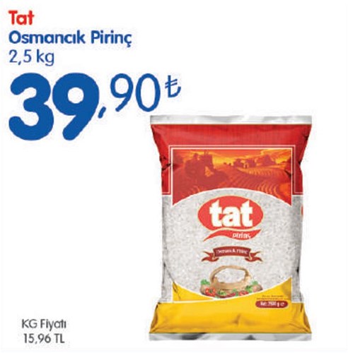 Tat Osmancık Pirinç 2,5 kg image